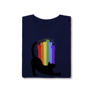 Nome do produto Camiseta - Força Cat LGBT