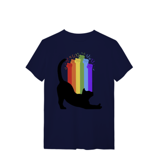 Nome do produto Camiseta - Força Cat LGBT
