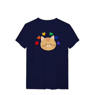 Nome do produto Camiseta - Corações LGBT