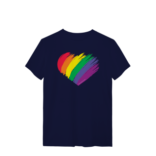 Nome do produto Camiseta - Coração LGBT