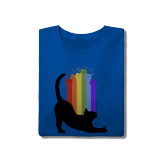 Nome do produto Camiseta - Força Cat LGBT