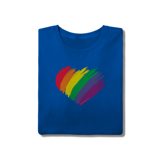 Nome do produto Camiseta - Coração LGBT