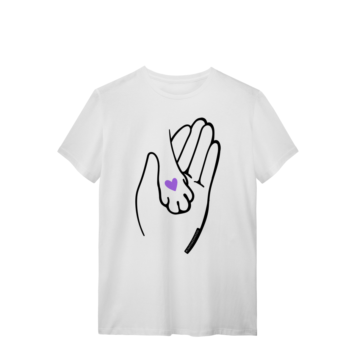 Camiseta - Mão e pata
