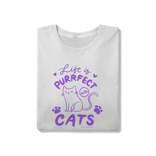 Nome do produto Camiseta - Perfect Cats
