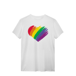Nome do produto Camiseta - Coração LGBT