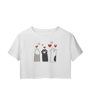 Nome do produto Cropped - Três patinhas