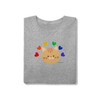 Nome do produto Camiseta - Corações LGBT