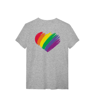 Nome do produto Camiseta - Coração LGBT