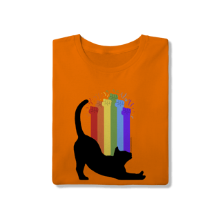 Nome do produto Camiseta - Força Cat LGBT