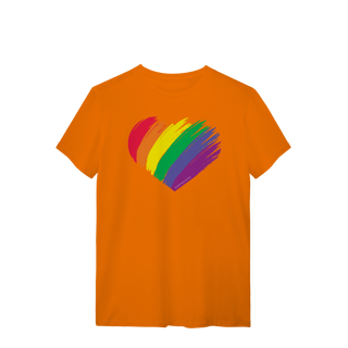 Nome do produto Camiseta - Coração LGBT