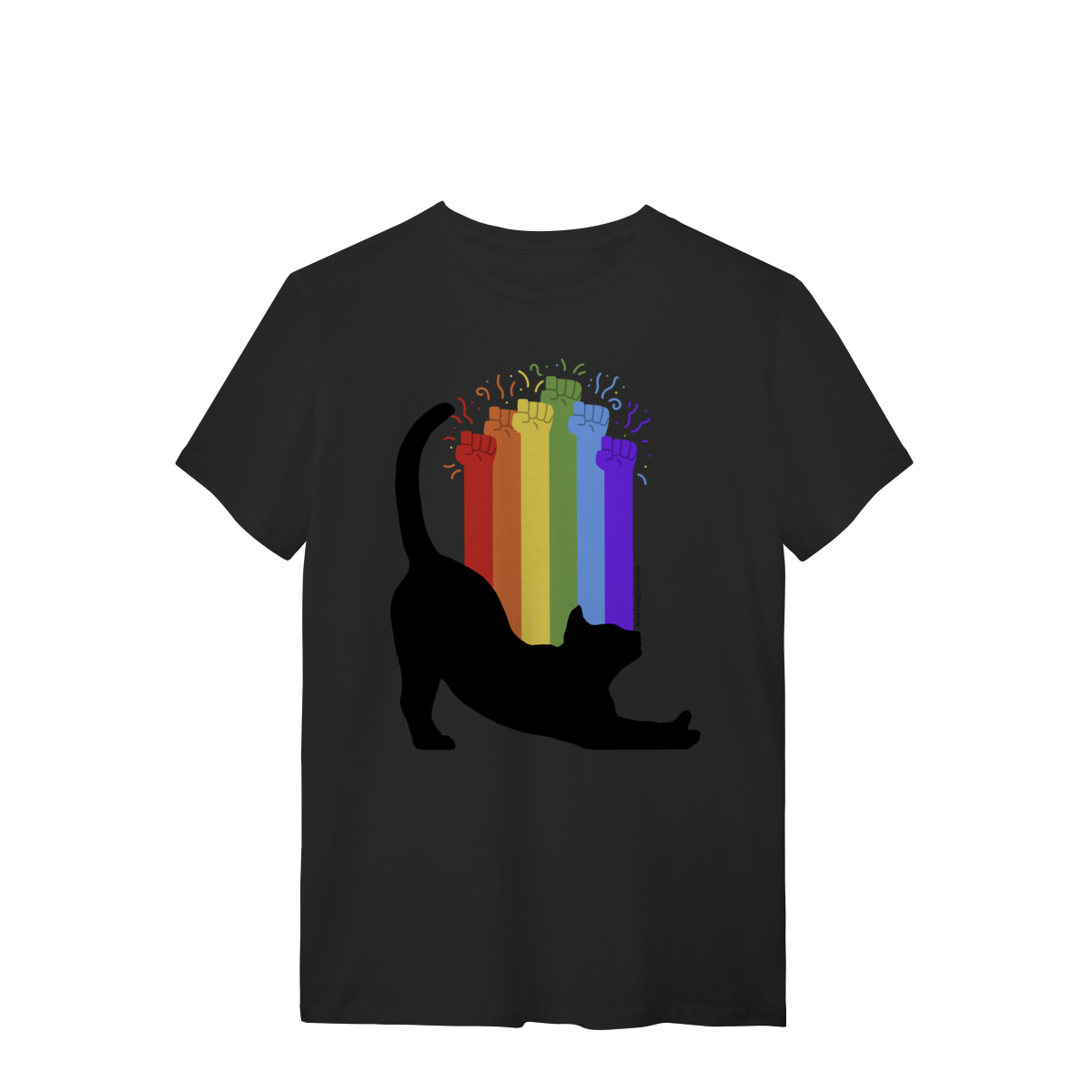 Nome do produto: Camiseta - Força Cat LGBT
