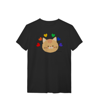 Nome do produto Camiseta - Corações LGBT