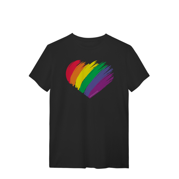 Camiseta - Coração LGBT
