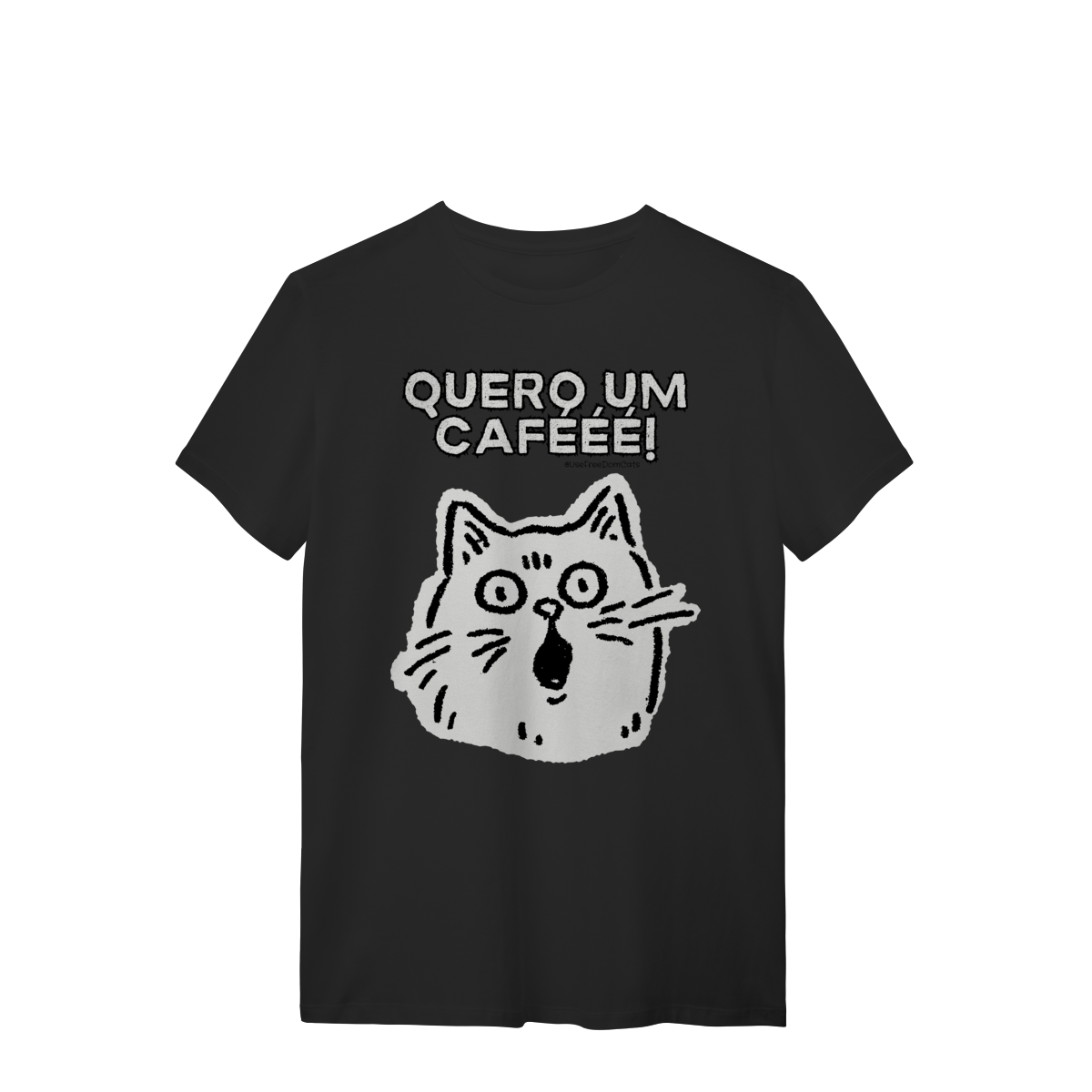 Nome do produto: Camiseta - Quero um cafééé!