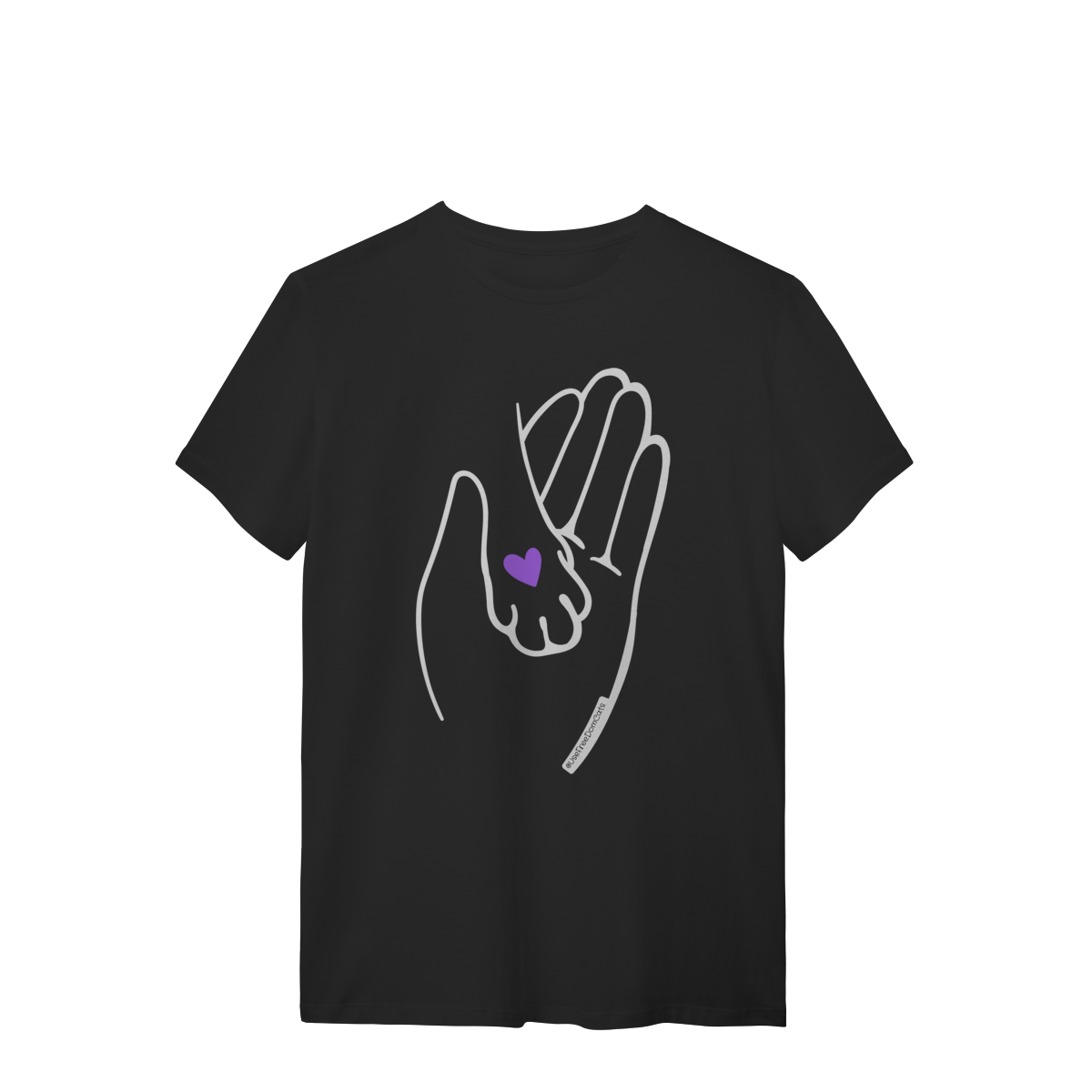 Camiseta - Mão e pata