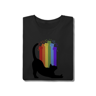 Nome do produto Camiseta - Força Cat LGBT
