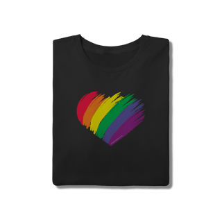 Nome do produto Camiseta - Coração LGBT