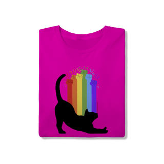 Nome do produto Camiseta - Força Cat LGBT