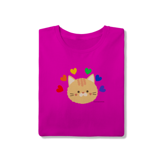 Nome do produto Camiseta - Corações LGBT