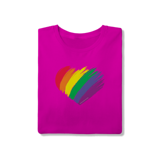 Nome do produto Camiseta - Coração LGBT