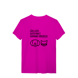 Nome do produto Camiseta - Cão late e Gato mia