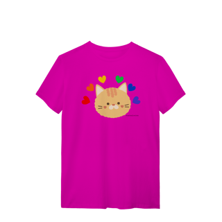 Nome do produto Camiseta - Corações LGBT