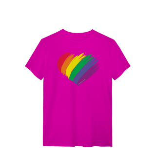 Nome do produto Camiseta - Coração LGBT