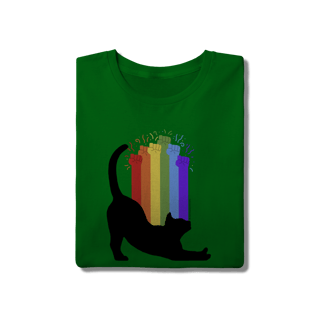 Nome do produto Camiseta - Força Cat LGBT