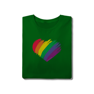Nome do produto Camiseta - Coração LGBT