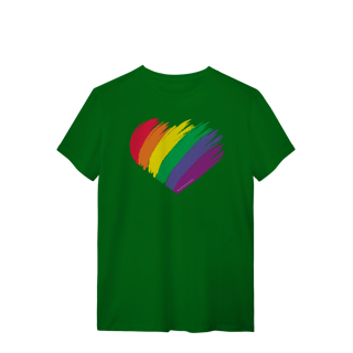 Nome do produto Camiseta - Coração LGBT