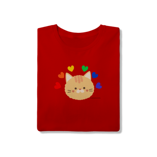 Nome do produto Camiseta - Corações LGBT