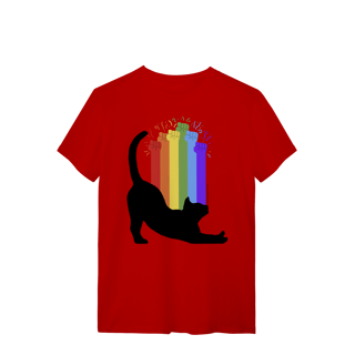 Nome do produto Camiseta - Força Cat LGBT