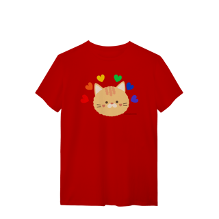 Nome do produto Camiseta - Corações LGBT
