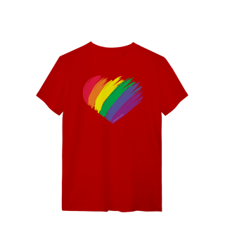 Nome do produto Camiseta - Coração LGBT