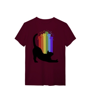 Nome do produto Camiseta - Força Cat LGBT