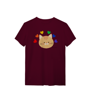 Nome do produto Camiseta - Corações LGBT