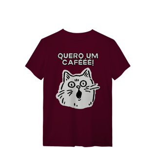 Nome do produto Camiseta - Quero um cafééé!