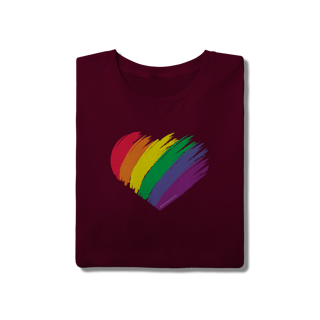 Nome do produto Camiseta - Coração LGBT