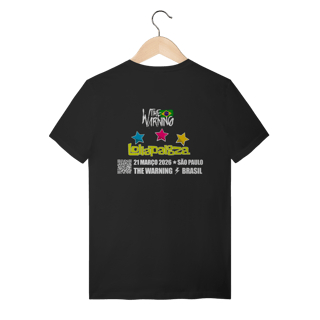 Nome do produtoCamiseta The Warning Lollapalooza 2026 Unissex