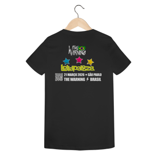 Nome do produtoCamiseta The Warning Lollapalooza 2026 Feminina