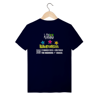 Nome do produtoCamiseta The Warning Lollapalooza 2026 Unissex