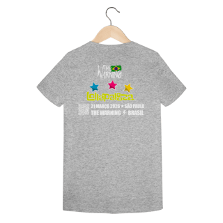Nome do produtoCamiseta The Warning Lollapalooza 2026 Feminina