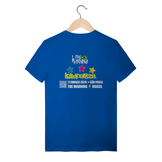 Nome do produtoCamiseta The Warning Lollapalooza 2026 Unissex