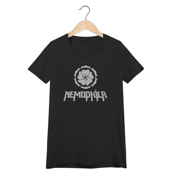 Camiseta Nemophila Logo Branca Feminina