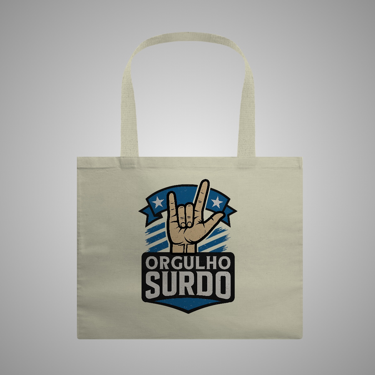 Nome do produto: Ecobag Orgulho Surdo