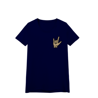 Nome do produto Camiseta Feminina Orgulho Surdo