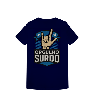 Nome do produto Camiseta Feminina Orgulho Surdo