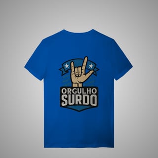 Nome do produto Camiseta Unissex Orgulho Surdo