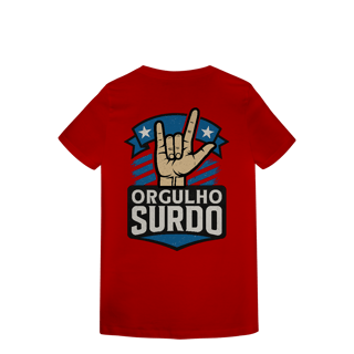 Nome do produto Camiseta Feminina Orgulho Surdo