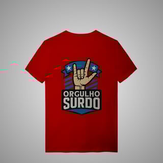 Nome do produto Camiseta Unissex Orgulho Surdo
